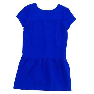 BLUE NY&CO SHORT SLEEVE DROP WAIST DRESS